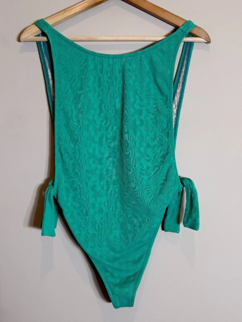 Free People free-est Pamela One Piece Swimsuit Women's Medium Mermaid Green NWT